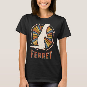 T-shirt Ferret Vintage Classic Retro Amour animal