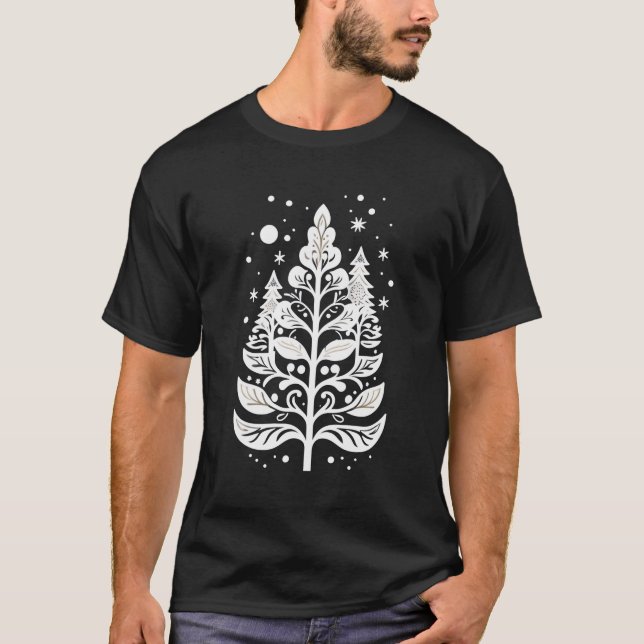 T-shirt Festif Fir Delight Christmas Tree (Devant)