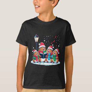 T-shirt Festif hiver Capybara Noël