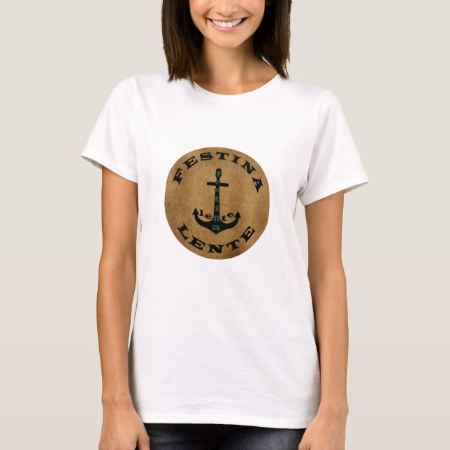 T-shirt Festina lente (Devant)