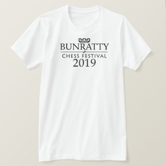T-shirt Festival 2019 d'échecs de Bunratty