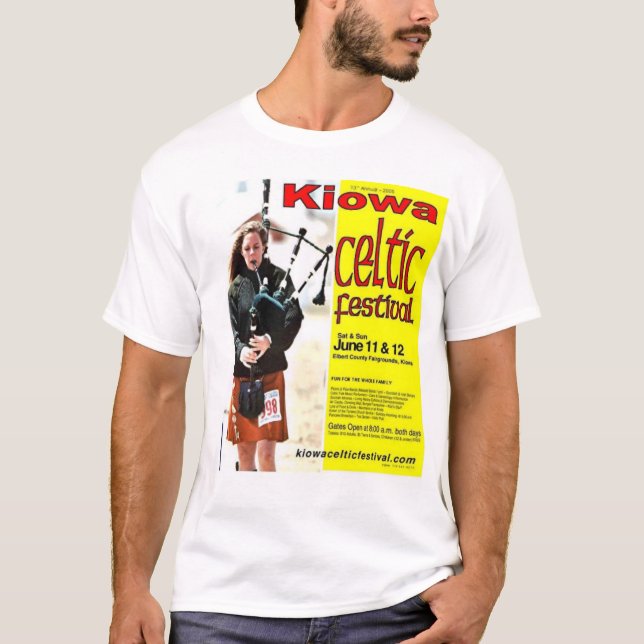 T-shirt Festival de Celtic de Kiowa (Devant)