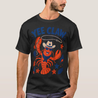T-shirt Festival de fruits de mer Funny Lobster Yee Claw C