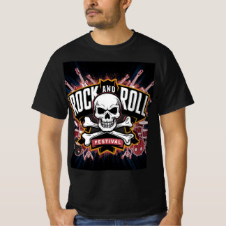 T-shirt Festival de rock and roll