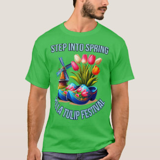 T-shirt Festival de Tulip Pella Iowa