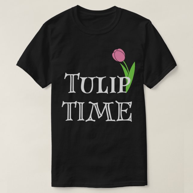 T-shirt Festival de Tulip Pella Iowa 1 (Design devant)