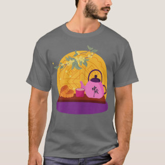 T-shirt Festival des femmes mi-automne, Mooncake Moon Fest