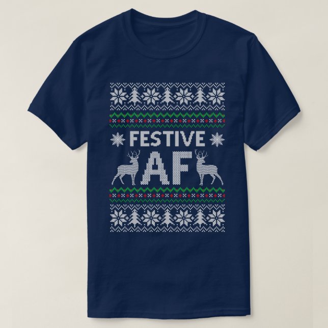 T-shirt Festive AF (Design devant)