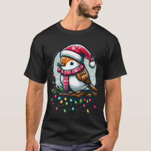 T-shirt Festive Bird fête Noël