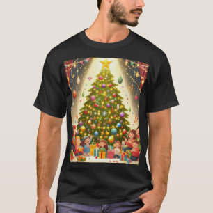 T-shirt Festive Christmas Tree Joy