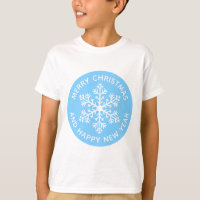T-shirt Festive Festive de Flambeau de Neige (Enfa