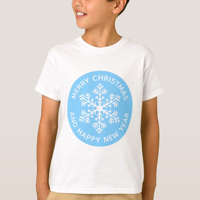 T-shirt Festive Festive de Flambeau de Neige (Enfa (Devant)