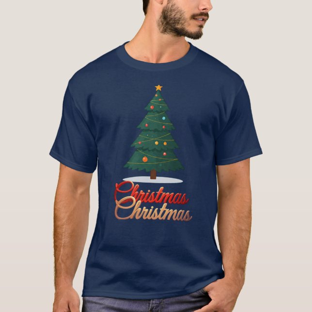 T-shirt Festive Noël Designs (Devant)