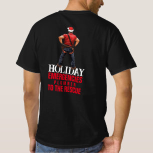 T-shirt Festive Plumber Christmas