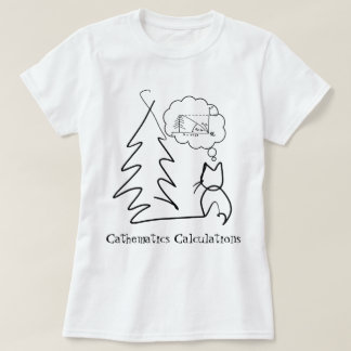 T-shirt Festivités Feline : Hilariary Christmas Cat Tee