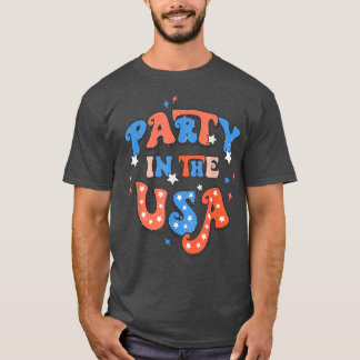 T-shirt Fête aux Etats-Unis 4 juillet Fête Famille América