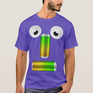 T-shirt Fête Canned Beer Face nival