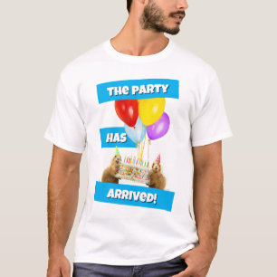 T-shirt Fête d'anniversaire de chien de prairie