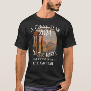 T-shirt Fête d'anniversaire de fête 2024 Cocktail pour cél