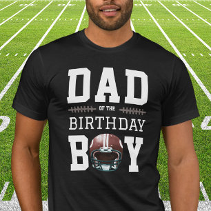 T-shirt Fête d'anniversaire de football papa