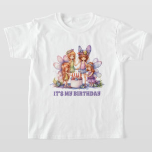 T-shirt Fête d'anniversaire de la petite fille