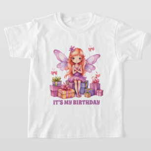 T-shirt Fête d'anniversaire de la petite fille