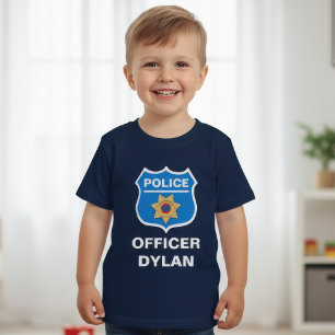 T-shirt Fête d'anniversaire de la police