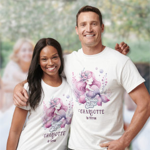 T-shirt Fête d'anniversaire de la sirène magique