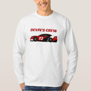 T-shirt Fête d'anniversaire de l'équipe de voiture de cour