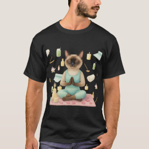 T-shirt Fête d'anniversaire de yoga pour Amoureux de les c