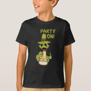 T-shirt Fête d'anniversaire des serpents