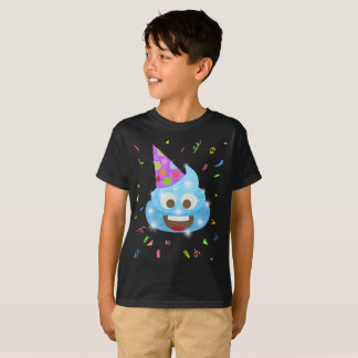 T-shirt Fête d'anniversaire drôle d'Emoji d'enfants de