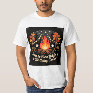 T-Shirt Fête d'Anniversaire Feu de Joie 🔥