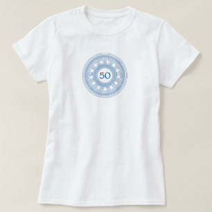 T-shirt Fête d'anniversaire grecque avec l'âge et les coul
