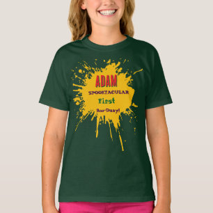 T-shirt Fête d'anniversaire Halloween Enfants Halloween