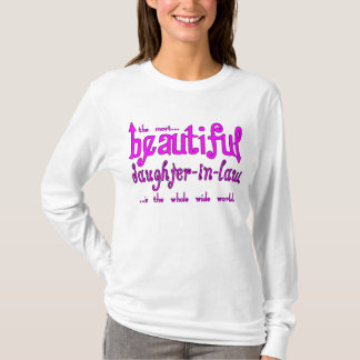 T-shirt Fête d'anniversaire Noël Belle fille en droit