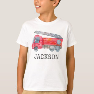 T-shirt Fête d'anniversaire personnalisée pour camions à f