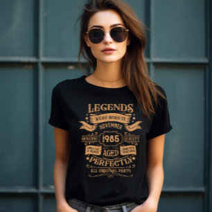 T-shirt Fête d'anniversaire personnalisée quarante vintage