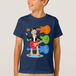 T-shirt Fête d'anniversaire Rock Star Boy