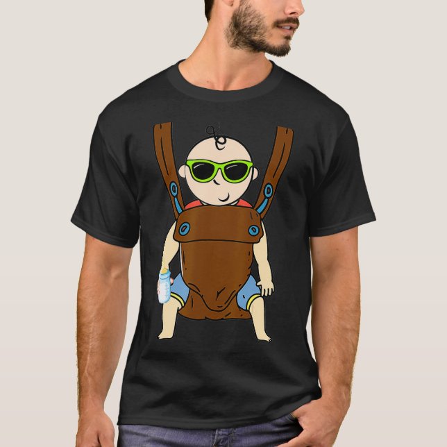 T-shirt Fête De Baisse Pour Papa D'Être Nouveau Bébé Homme (Devant)