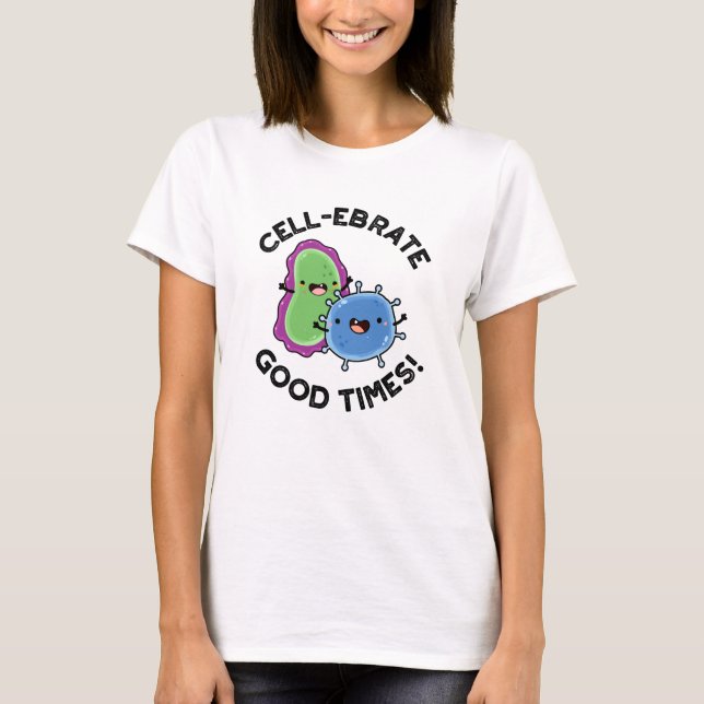 T-shirt Fête de cellule bons temps amusant jeu de bactérie (Devant)