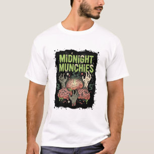 T-shirt Fête de cerveau de zombie d'Halloween