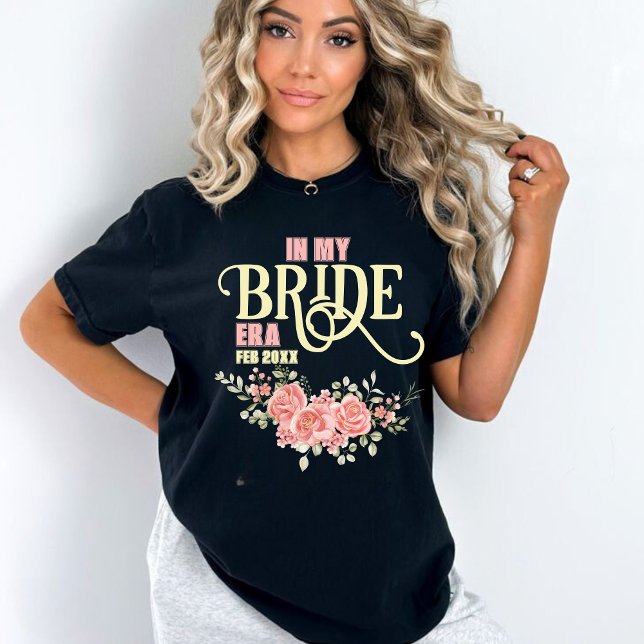 T-shirt Fête de douche de mariée florale (Créateur téléchargé)