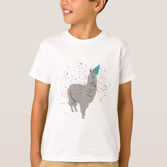 T-shirt Fête de la lama - Animaux ayant une fête (Devant)