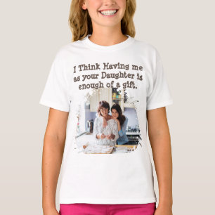 T-shirt Fête de la mère de la fille
