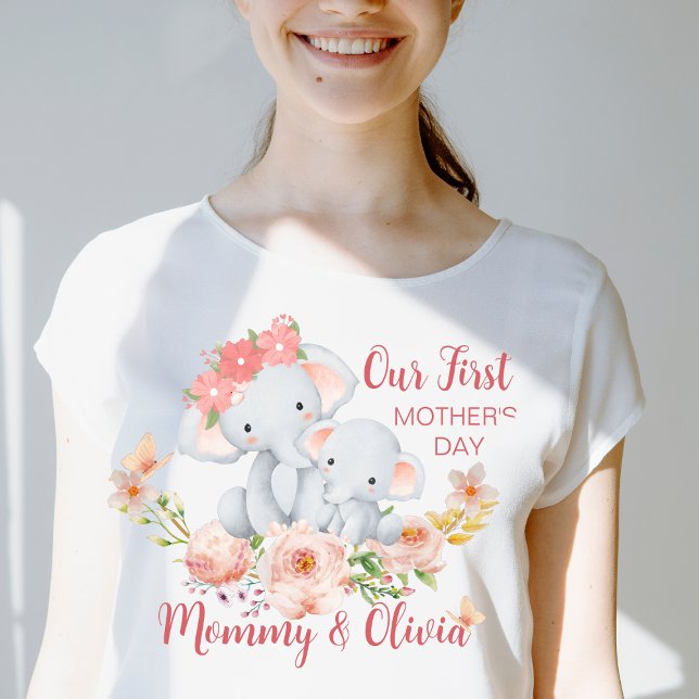 T-shirt Fête de la mère maternelle personnalisée (Créateur téléchargé)