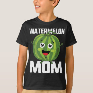 T-shirt Fête de la mère Pastèque Maman Fruits d'été mignon