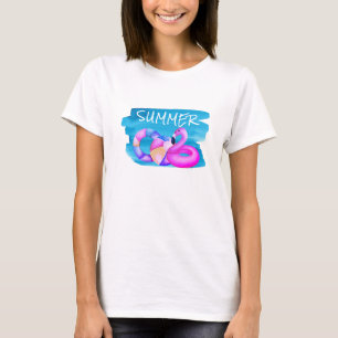 T-shirt Fête de la piscine d'été
