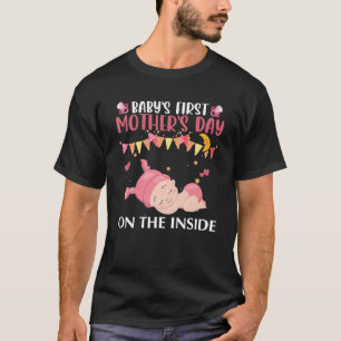 T-shirt Fête de la première mère du bébé sur la enceinte i