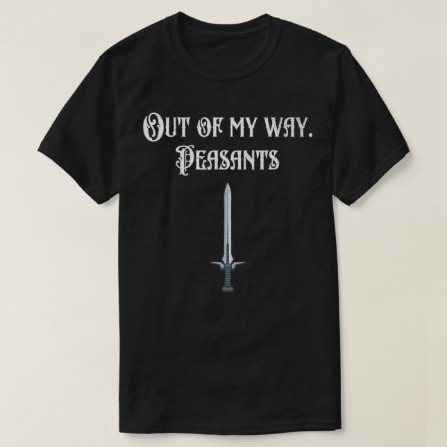T-shirt Fête De La Renaissance Drôle De Mon Chemin Paysans (Design devant)